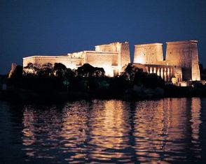 Sound and Light show at Philae Temple